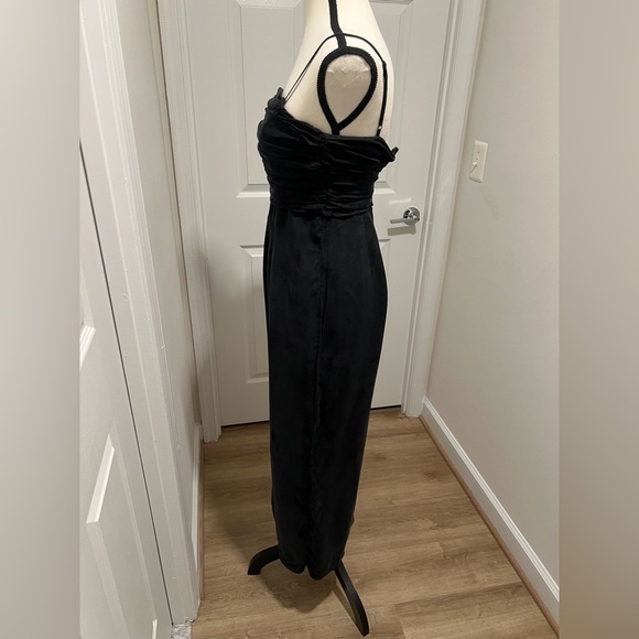 J. Crew Elegant Black Ruched Jumpsuit - Picture 3 of 13